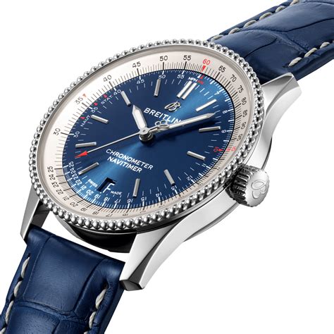 breitling navitimer blue strap